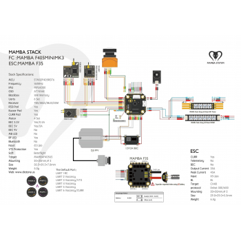 Stack Diatone Mamba F405 US Mini MK3